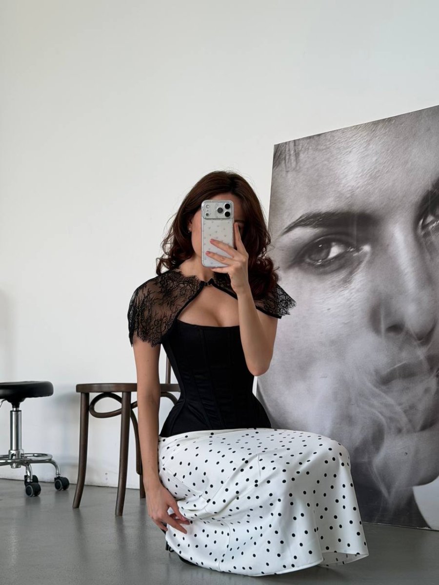 Корсет MIA из атласа