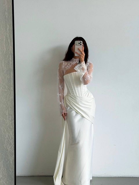 Корсет CHLOE из атласа