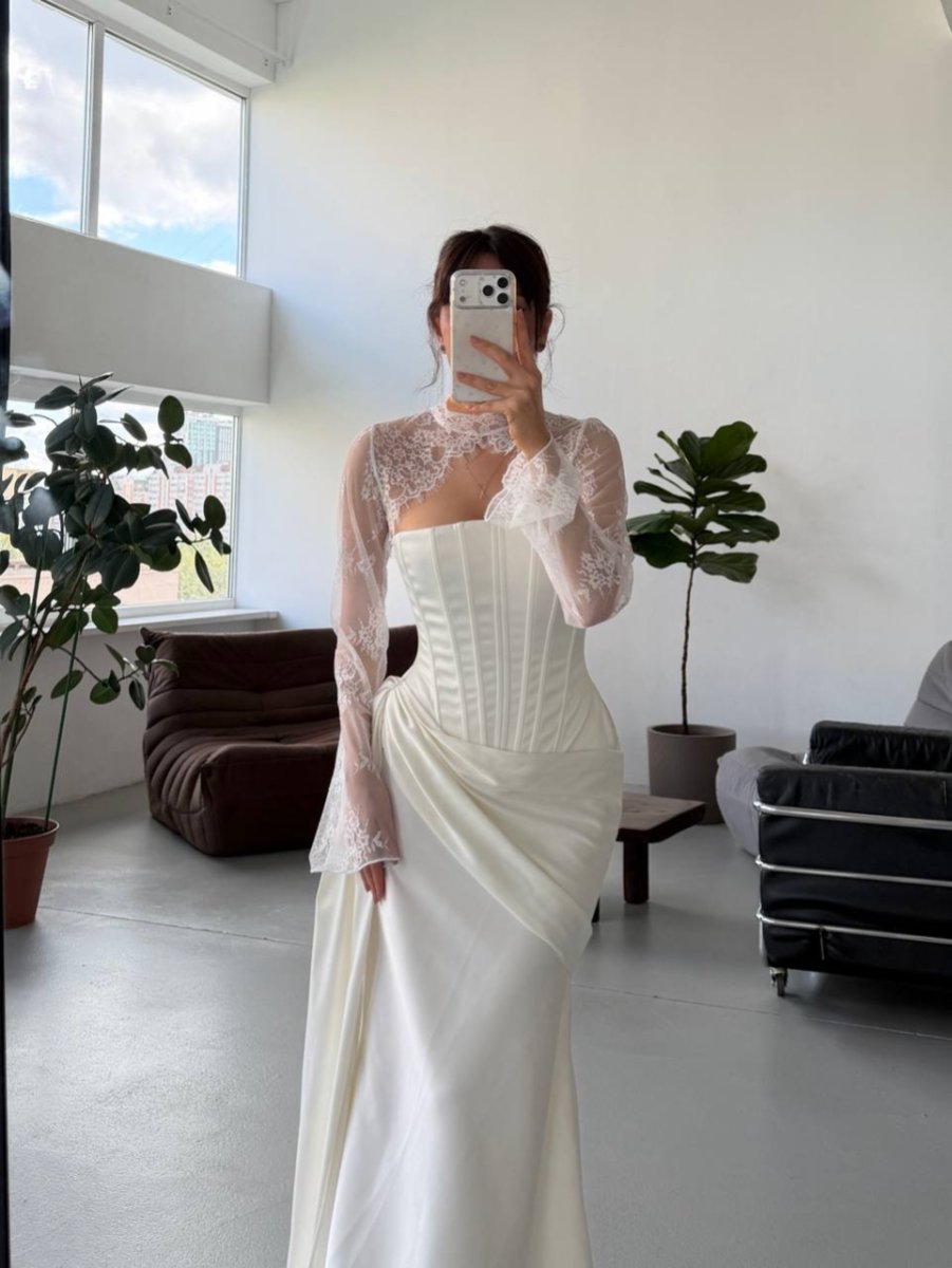 Корсет CHLOE из атласа